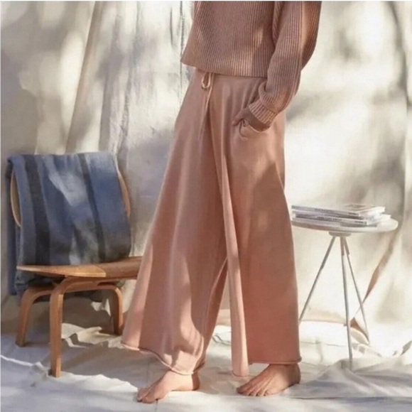 Lunya NEW IN PACKAGE Cozy Cotton Silk Relaxed Pants Nutmeg Size Medium - Picture 5 of 10